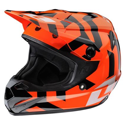 One Industries KID ATOM BLACK ORANGE Cross-Helm Ref : OI0129 