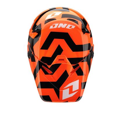 One Industries KID ATOM BLACK ORANGE Cross-Helm