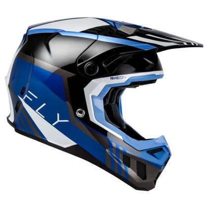 Casque cross Fly FORMULA CC - STRIKE 2026 - Noir / Bleu