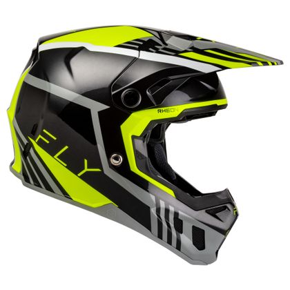 Casque cross Fly FORMULA CC - STRIKE 2026 - Gris / Jaune