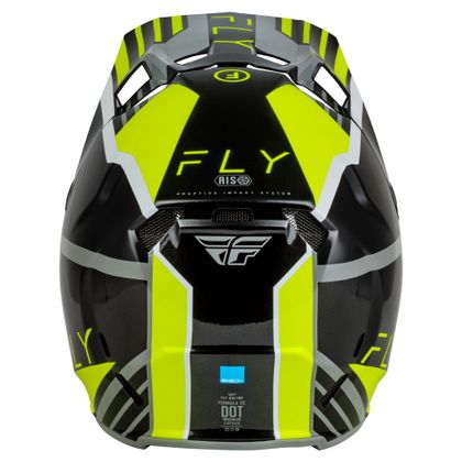 Casque cross Fly FORMULA CC - STRIKE 2026 - Gris / Jaune