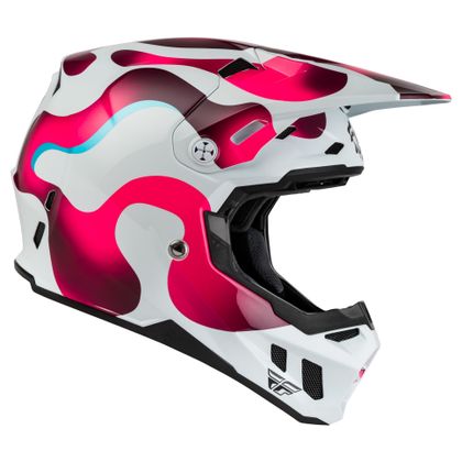 Fly FORMULA CC - VIBE 2026 Cross-Helm - Weiß / Pinke