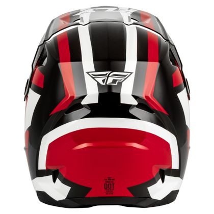 Casque cross Fly KINETIC - SYNC 2026 - Noir / Rouge