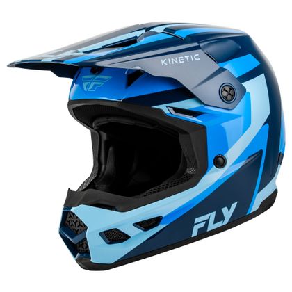 Casque cross Fly KINETIC - SYNC 2026 - Bleu / Bleu Ref : FL1935 