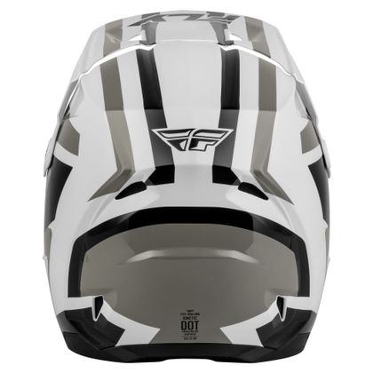 Casque cross Fly KINETIC - SYNC 2026 - Blanc / Noir