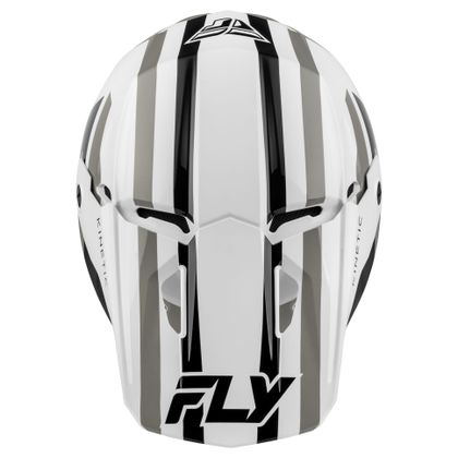 Casque cross Fly KINETIC - SYNC 2026 - Blanc / Noir