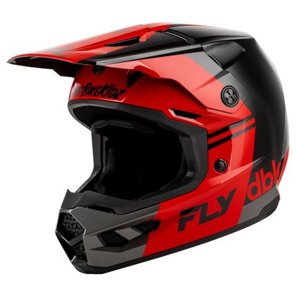 Casque cross Fly KINETIC - DBK 27 2026 - Noir / Rouge Ref : FL1937 
