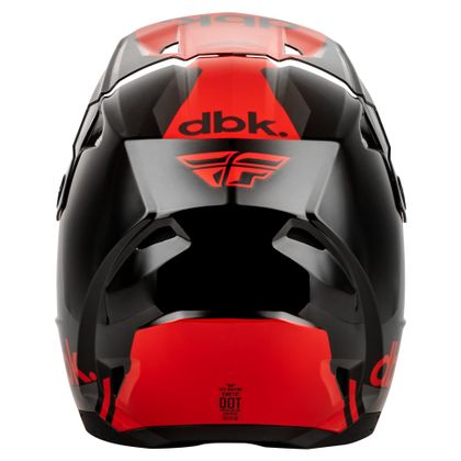 Casque cross Fly KINETIC - DBK 27 2026 - Noir / Rouge