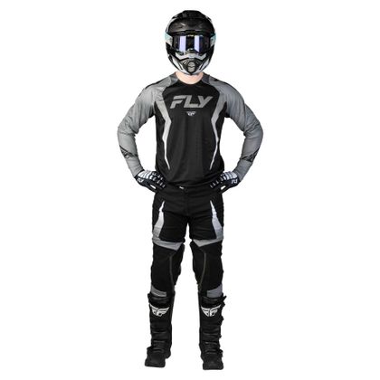 Fly EVOLUTION DST BOLT 2027 Crosshemd - Schwarz / Grau