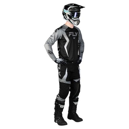 Fly EVOLUTION DST BOLT 2027 Crosshemd - Schwarz / Grau