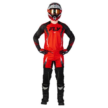 Fly EVOLUTION DST BOLT 2027 Crosshemd - Rot / Schwarz