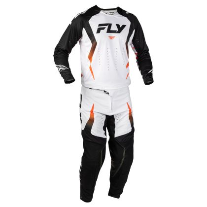 Fly EVOLUTION DST BOLT 2027 Cross-Hose - Weiß / Schwarz