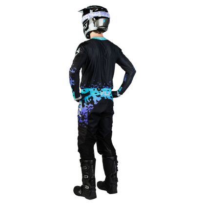 Camisola de motocross Fly LITE - FLAKE 2026 - Preto / Cinza
