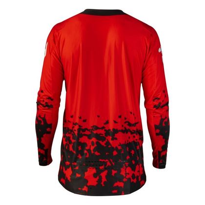 Camisola de motocross Fly LITE - FLAKE 2026 - Vermelho / Cinza