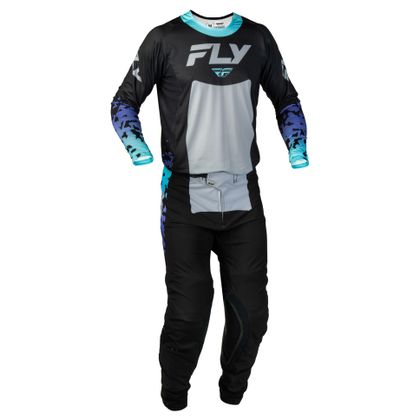 Fly LITE - FLAKE 2026 Cross pants - Black / Grey