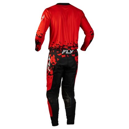 Fly LITE - FLAKE 2026 Cross pants - Red / Grey