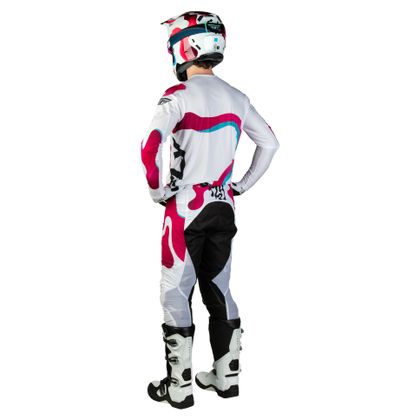 Maillot cross Fly LITE - VIBE 2026 - Blanc / Rose