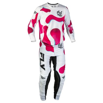 Fly LITE - VIBE 2026 Cross pants - White / Pink