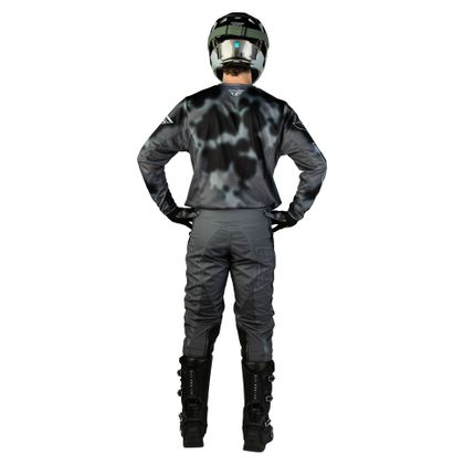 Maillot cross Fly KINETIC - BLUR 2026 - Noir / Gris