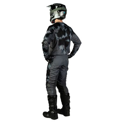 Maillot cross Fly KINETIC - BLUR 2026 - Noir / Gris
