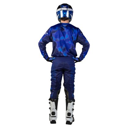 Camisola de motocross Fly KINETIC - BLUR 2026 - Azul / Azul