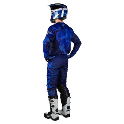 Camisola de motocross Fly KINETIC - BLUR 2026 - Azul / Azul
