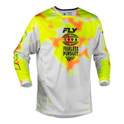Camisola de motocross Fly KINETIC - BLUR 2026 - Branco Ref.: FL1984 