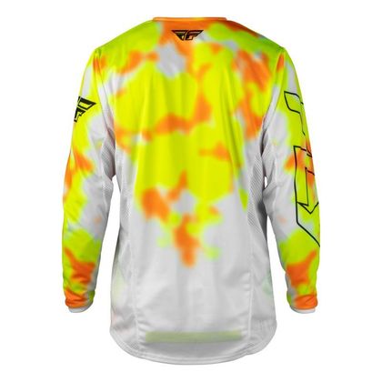 Camisola de motocross Fly KINETIC - BLUR 2026 - Branco
