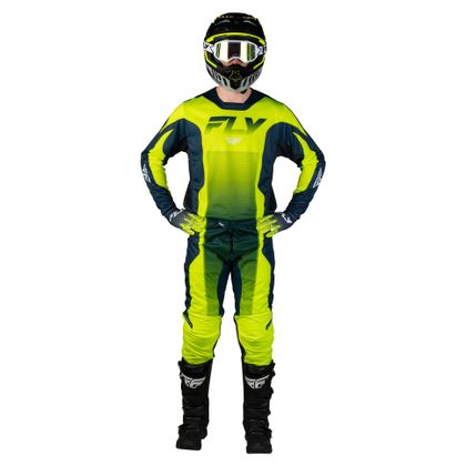 Camisola de motocross Fly KINETIC - FADE 2026 - Amarelo