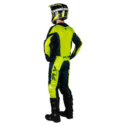 Camisola de motocross Fly KINETIC - FADE 2026 - Amarelo