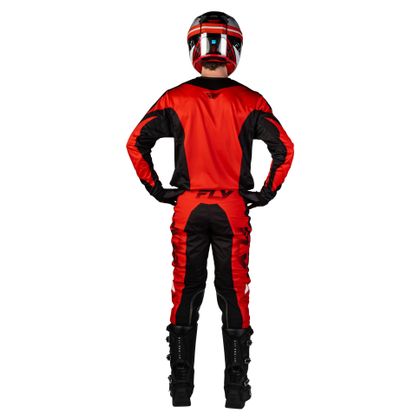 Camisola de motocross Fly KINETIC - FADE 2026 - Vermelho / Preto
