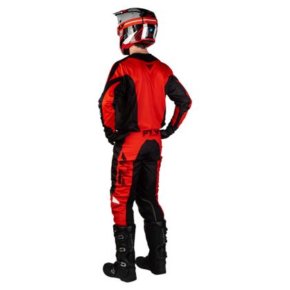 Camisola de motocross Fly KINETIC - FADE 2026 - Vermelho / Preto