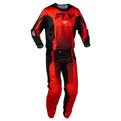 Fly KINETIC - FADE 2026 Cross pants - Red / Black