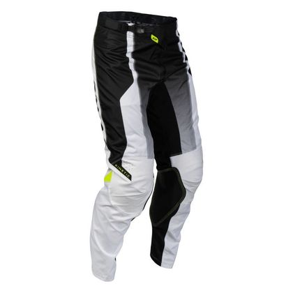 Calças de cross Fly KINETIC - FADE 2026 - Branco / Amarelo