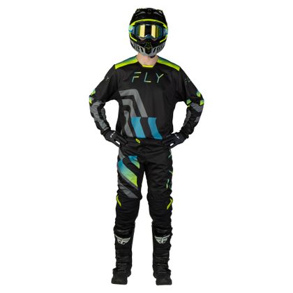 Camisola de motocross Fly KINETIC - VOLT 2026 - Preto