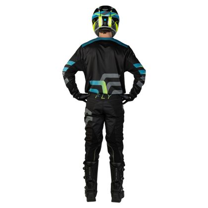 Camisola de motocross Fly KINETIC - VOLT 2026 - Preto