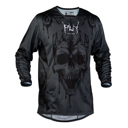 Maillot cross Fly KINETIC - DARK SERIES 2026 - Gris / Noir Ref : FL1998 