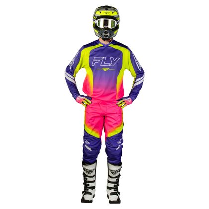 Fly F16 RAZE 2026 Cross jersey - Purple/Red/Yellow