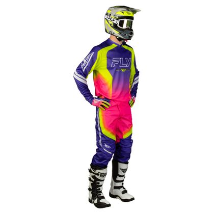 Fly F16 RAZE 2026 Cross jersey - Purple/Red/Yellow