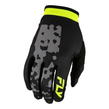 Gants cross Fly LITE FLAKE 2026 - Gris / Jaune Ref : FL2024 
