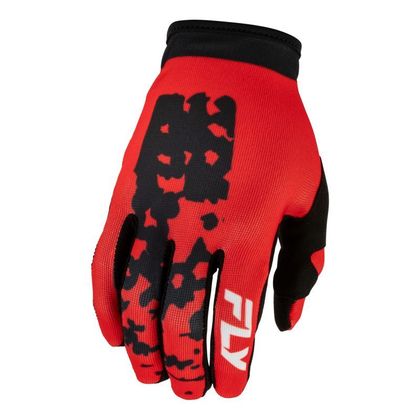 Gants cross Fly LITE FLAKE 2026 - Rouge / Noir Ref : FL2025 