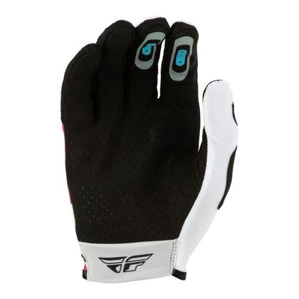 Gants cross Fly LITE VIBE 2026 - Blanc / Rose