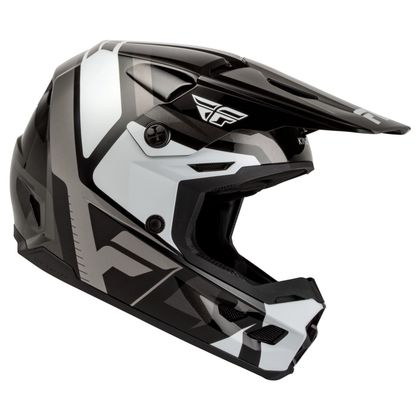 Casque cross Fly KINETIC SCRAP ENFANT - Noir / Blanc
