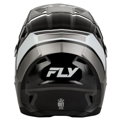 Casque cross Fly KINETIC SCRAP ENFANT - Noir / Blanc