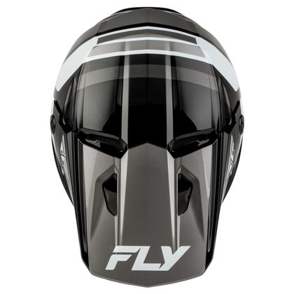 Casque cross Fly KINETIC SCRAP ENFANT - Noir / Blanc