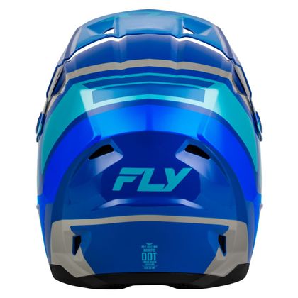Casque cross Fly KINETIC SCRAP ENFANT - Bleu