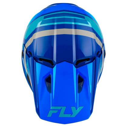 Casque cross Fly KINETIC SCRAP ENFANT - Bleu
