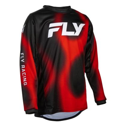 Maillot cross Fly KINETIC - TORCH - ENFANT - Noir / Rouge Ref : FL2049 