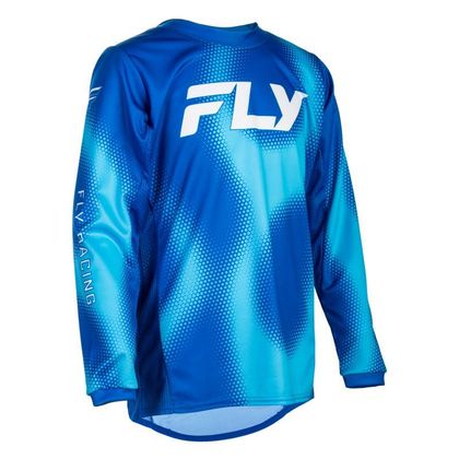 Maillot cross Fly KINETIC - TORCH - ENFANT - Bleu Ref : FL2051 