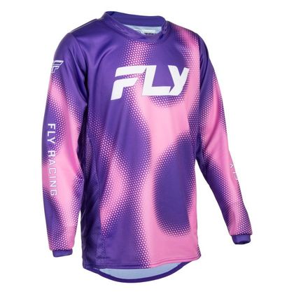 Maillot cross Fly KINETIC - TORCH - ENFANT - Violet / Rose